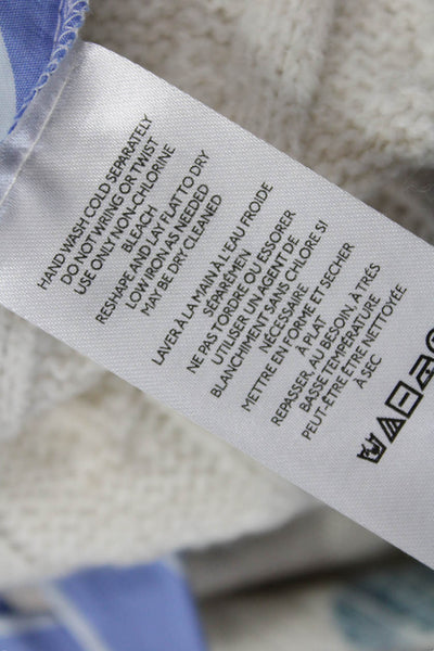 Anthropologie Unisex Pullover Sweater Beige Crew Neck Long Sleeve Size XS