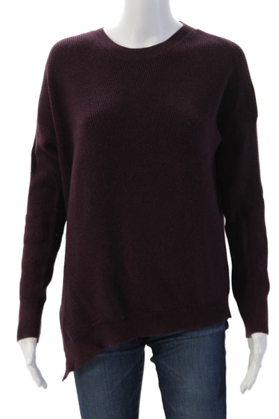 Athleta Unisex Purple Crew Neck Pullover Sweater Long Sleeve Size S