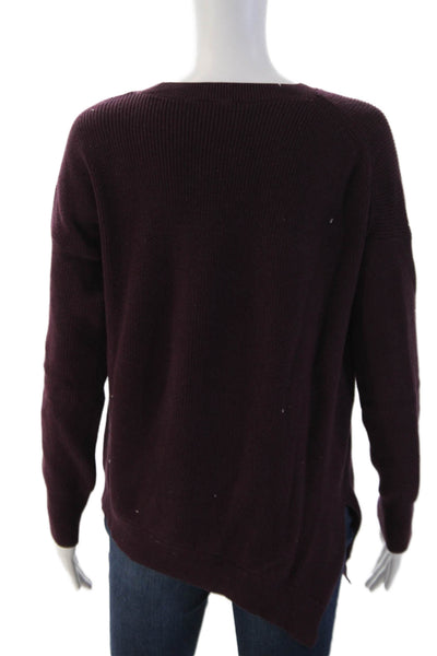 Athleta Unisex Purple Crew Neck Pullover Sweater Long Sleeve Size S