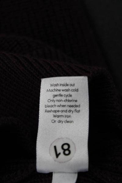 Athleta Unisex Purple Crew Neck Pullover Sweater Long Sleeve Size S