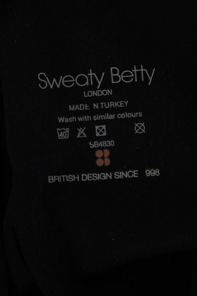 Sweaty Betty Women Jumpsuit Black Scoop Neck Sleeveless Size S