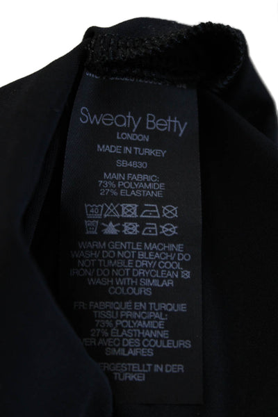 Sweaty Betty Women Jumpsuit Black Scoop Neck Sleeveless Size S