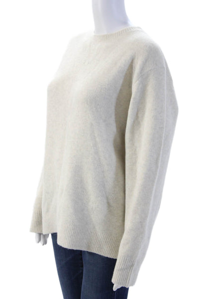 J.W.ANDERSON Women Pullover Sweater Beige Crew Neck Long Sleeve Size M