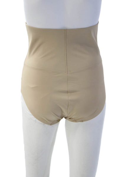 Wacoal Womens High Waisted Slip-On Shapewear Bottom Beige Size L
