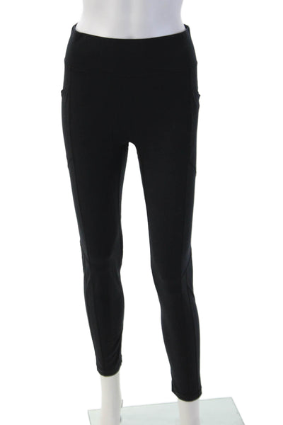 All Access Women Ankle Black Leggings 50% Nylon 50% Spandex Size M