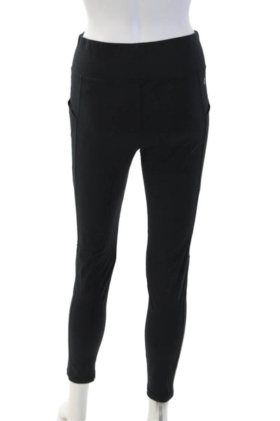 All Access Women Ankle Black Leggings 50% Nylon 50% Spandex Size M