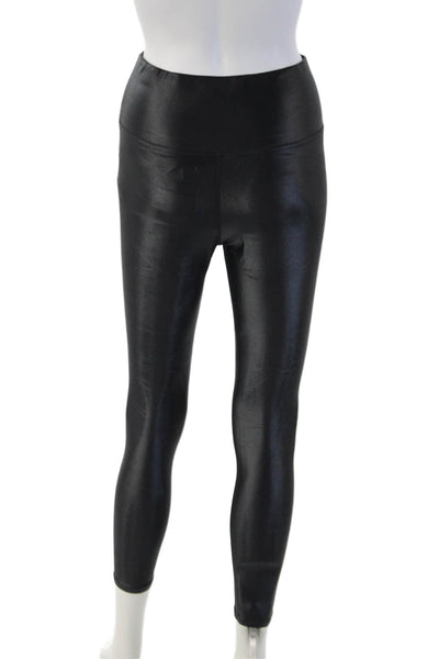 Carbon 38 Womens Ankle Jegging Biker Black Nylon Lycra Size M