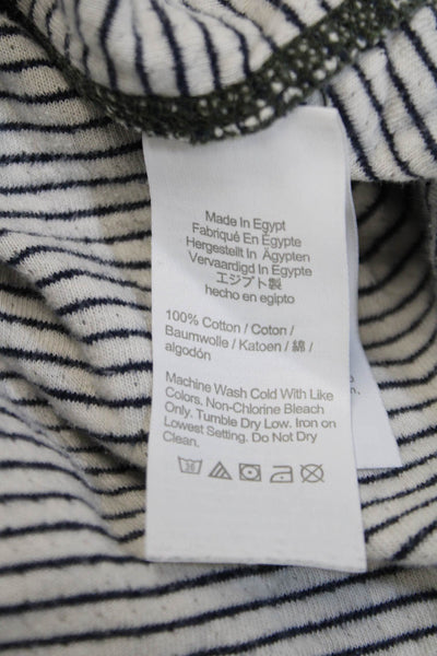 J Crew Mens Stand-Up Mock Neck Zip Sweatshirt Dark Gray 100% Cotton Size XL