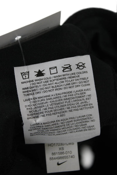 Nike Womens Ankle Leggings Black Recycled Polyester Spandex Size XS