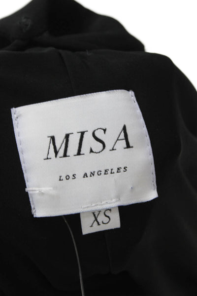 Misa Women Camisole Tunic Black V-Neck Sleeveless Size XS