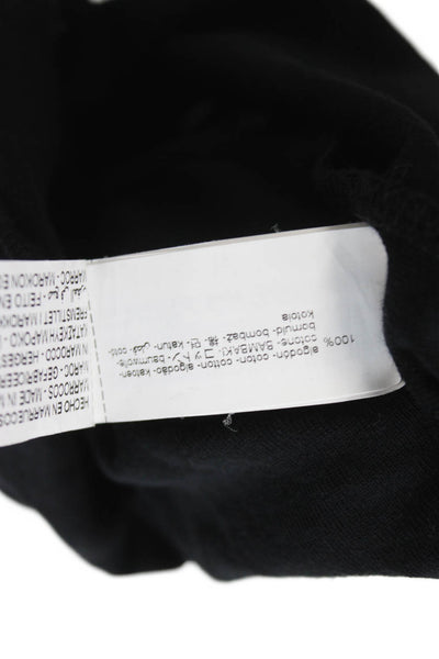 Zara Womens Basic Sleeveless Cotton Tank Black Size S