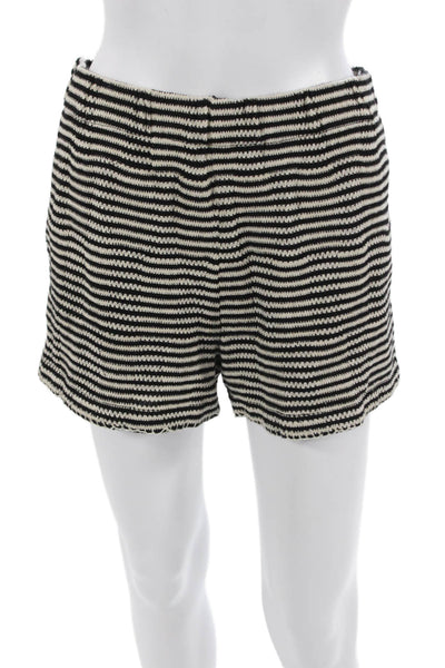 Z Supply Unisex Black Striped Bohemian Shorts Size S