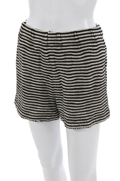 Z Supply Unisex Black Striped Bohemian Shorts Size S