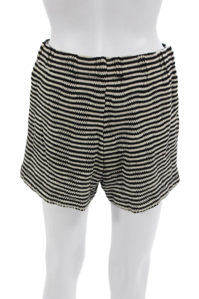 Z Supply Unisex Black Striped Bohemian Shorts Size S