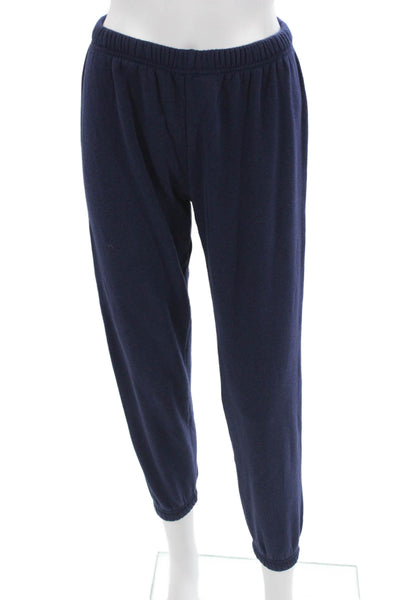 Katie J Unisex Sweatpants Dark Blue 50% Polyester Cotton Rayon Size XL