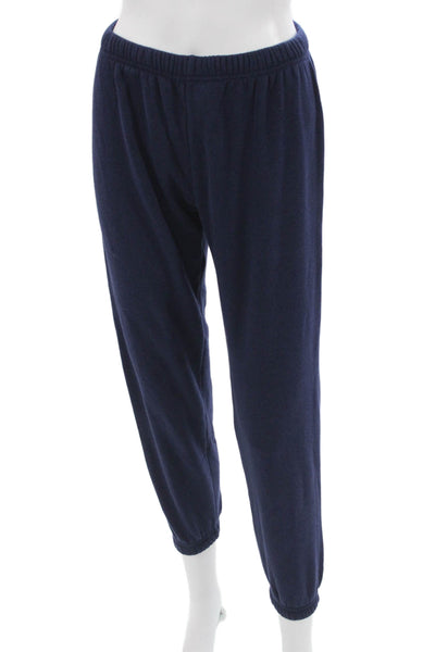 Katie J Unisex Sweatpants Dark Blue 50% Polyester Cotton Rayon Size XL