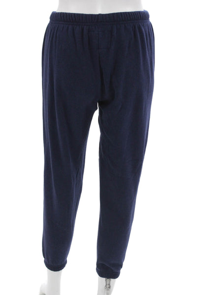 Katie J Unisex Sweatpants Dark Blue 50% Polyester Cotton Rayon Size XL