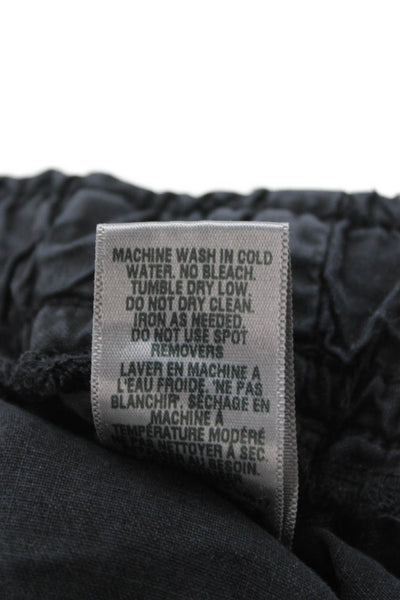 Bella Dahl Women Cargo Jogger Pants Black Drawstring Tencel Size XS