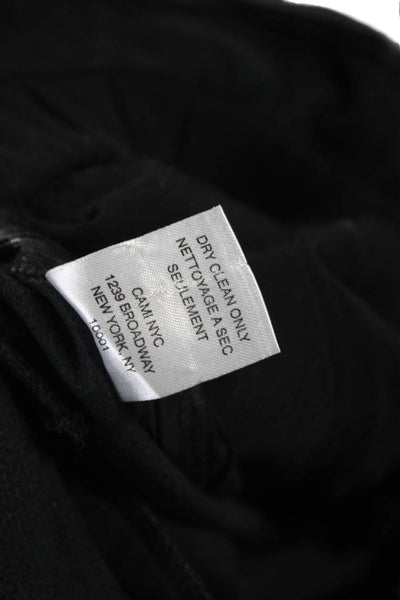 Cami NYC Women Black Cargo Paperbag Cropped Pants Size XS