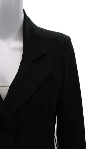 No Secrets Unisex Classic Black Blazer Collared Long Sleeve Polyester Size 42