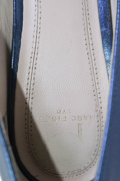 MARC FISHER LTD Womens Leather Pointed Toe Pumps Blue Size 6 Medium