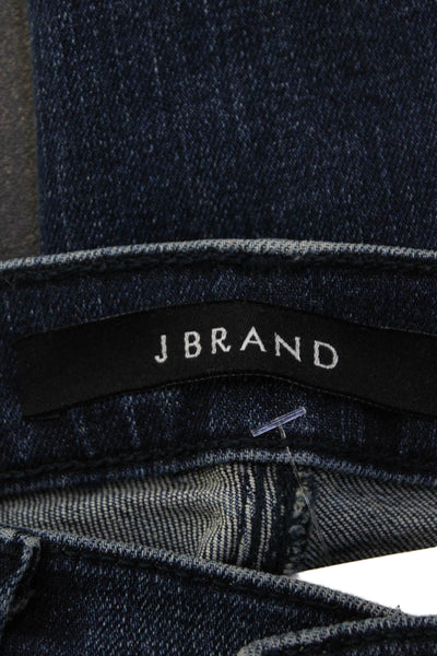 J Brand Womens Skinny Straight Dark Blue Jeans Size 25