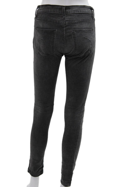 James Jeans Women Skinny Mid Rise Dark Gray Jeans Size 26