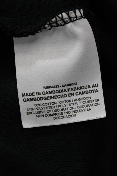 Nike Mens Jogger Sweatpants Black Cotton Polyester Drawstring Size XL