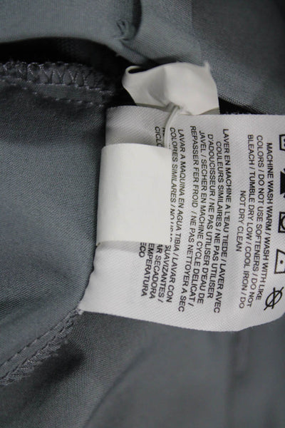 Nike Mens Dress Pants Gray Polyester Spandex Button Size 32