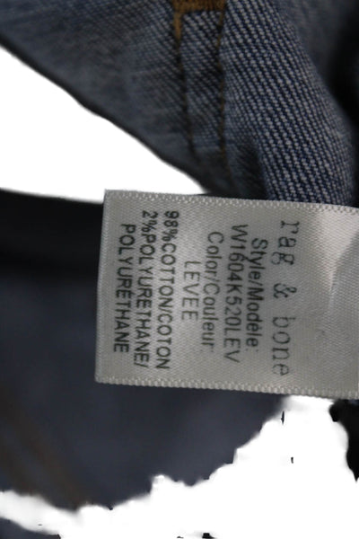 Rag & Bone Jean Womens Maternity Ankle Skinny Jeans Blue Size 23