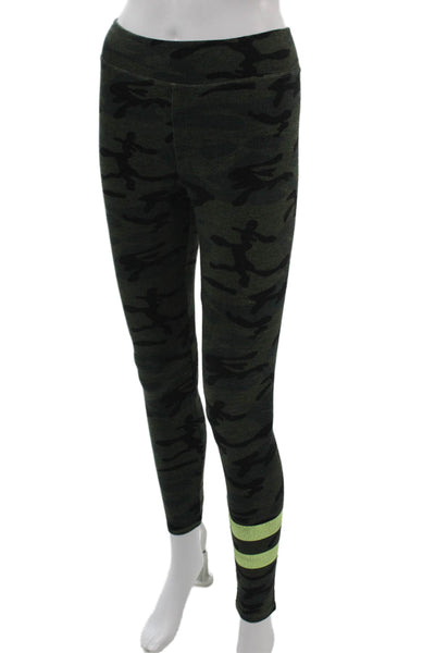 Sundry Womens Black Camouflage Ankle Leggings Army Size 1