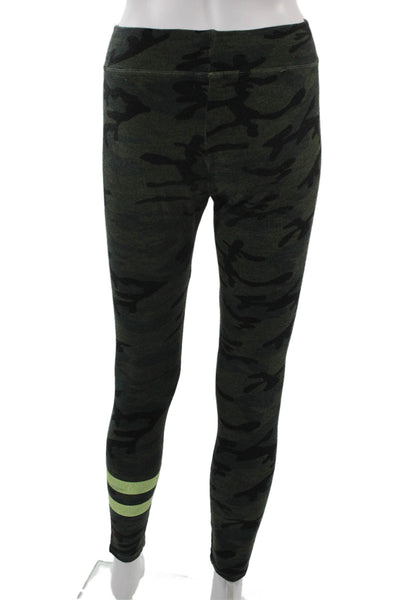 Sundry Womens Black Camouflage Ankle Leggings Army Size 1