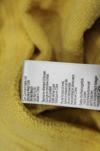 PJ Salvage Womens Jogger Sweatpants Yellow Drawstring Size M