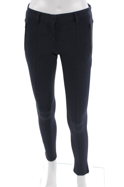 Theory Womens Ankle Jeggings Dark Blue 66% Cotton Size 0