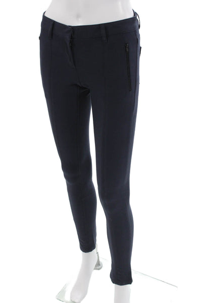 Theory Womens Ankle Jeggings Dark Blue 66% Cotton Size 0