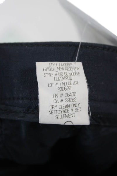 Theory Womens Ankle Jeggings Dark Blue 66% Cotton Size 0