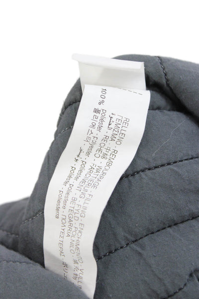 Zara Girls Polka Dote Button Up Jacket Gray Size 2-3