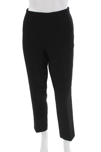 Michael Kors Womens Ankle Dress Pants Black Virgin Wool Size 8