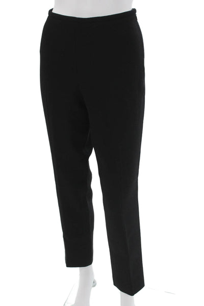 Michael Kors Womens Ankle Dress Pants Black Virgin Wool Size 8