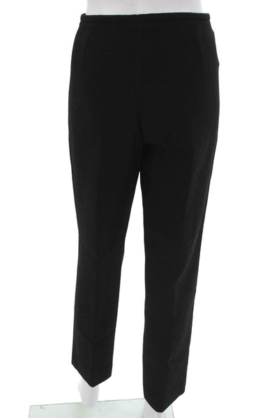 Michael Kors Womens Ankle Dress Pants Black Virgin Wool Size 8