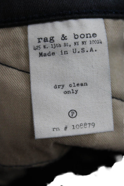 Rag & Bone Jean Women Ankle Skinny Black Jeans Size 25