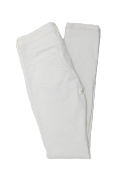 Blank NYC Childrens Girls Spray On Skinny Leg Jeans White Size 12