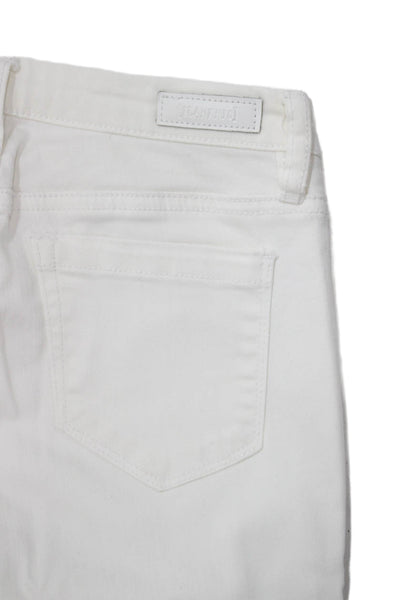 Blank NYC Childrens Girls Spray On Skinny Leg Jeans White Size 12