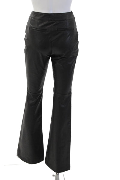 Spanx Womens Dress Pants Black Zip Petite Size S