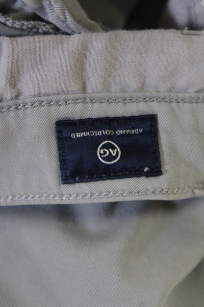 AG Adriano Goldschmied Mens Chino Shorts Gray Size 32