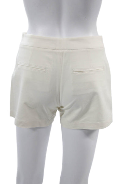 Theory Unisex White Hook & Eye Shorts Size 0