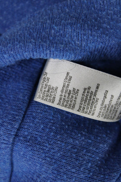PJ Salvage Womens Pullover Sweatshirt Blue Crew Neck Long Sleeve Size L