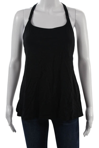 Cosabella Women Black Camisole Pima Cotton Modal Sleeveless Buckle Size S