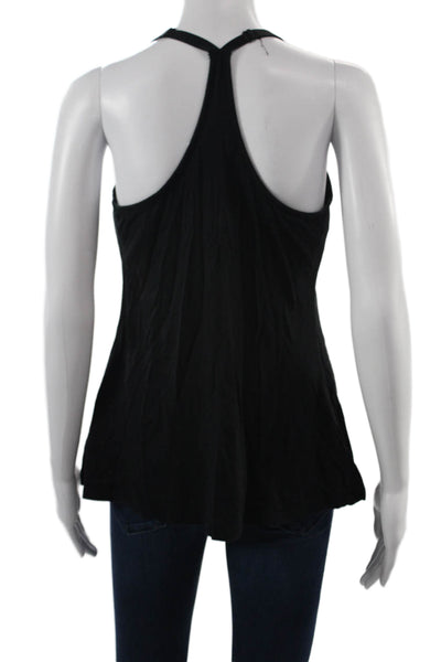 Cosabella Women Black Camisole Pima Cotton Modal Sleeveless Buckle Size S