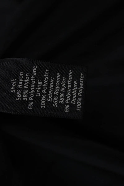 Elizabeth & James Unisex Black Collared Button Blazer Long Sleeve Size 0
